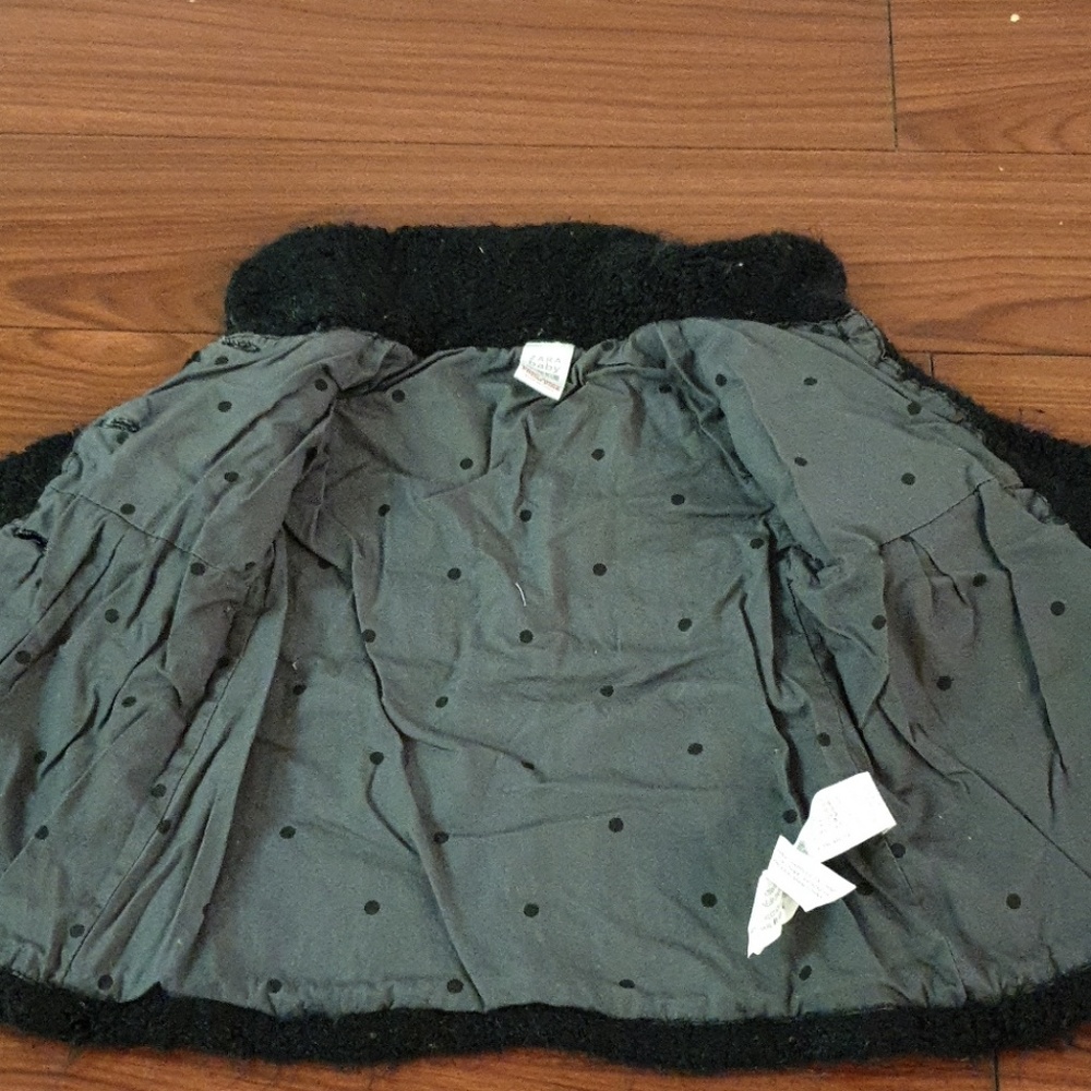 Zara Baby black soft coat - Picture 5 of 8